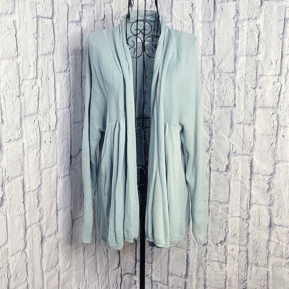 JH COLLECTIBLES Baby Blue Cardigan Sweater 1X